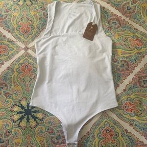 ReoRia White Bodysuit